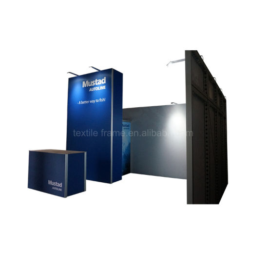 Exposition pliable en aluminium Tissu Système d'affichage TV Stand 10X10 Salon Booth