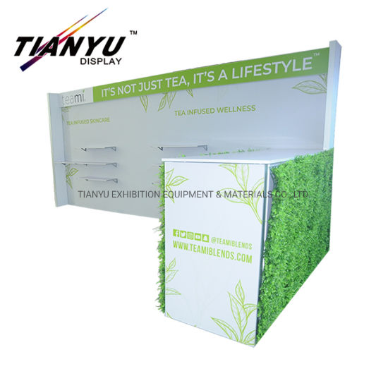 Tissu Tube 10X10 Aluminium Expo Photo Booth Stands d'exposition portable stand stand Tradeshow affichage à vendre