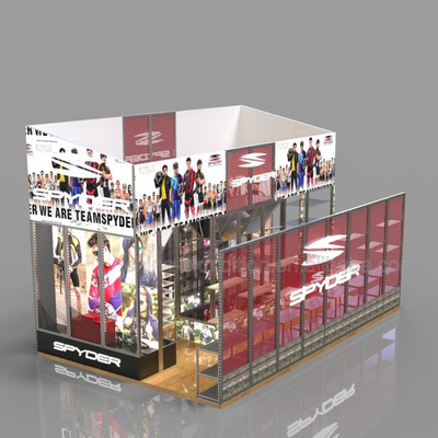 4x8m Stands Salons Facile à assembler exposition Booth Design personnalisé modulaire portable