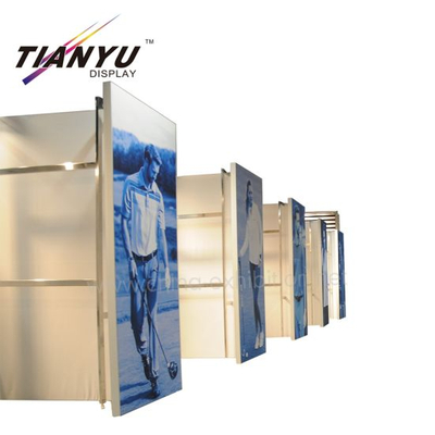 Grand équipement modulaire recyclable en aluminium de cabine d'exposition de vêtements de 6X15m sur des ventes de mail