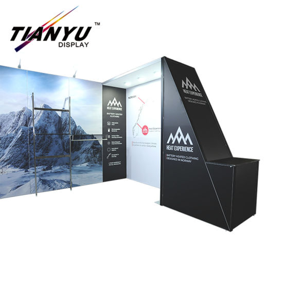 Trade Portable Voir Booth Backdrop Fabric stand bannière