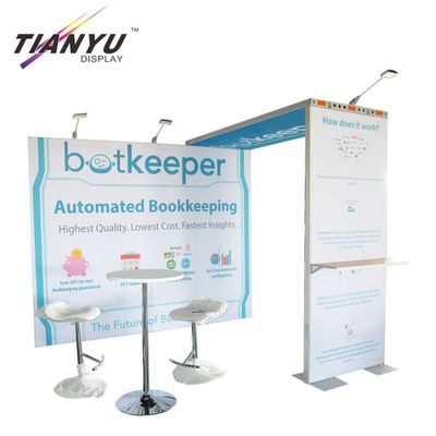 100% polyester Vente chaude Affichage Aluminium Expo Booth