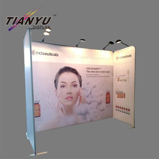 Extensible stand aluminium salon Booth exposition Tissu Tension Backdrop