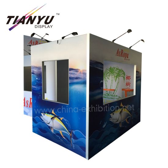 Tian Yu offre alimentaire Salon 7X8 Salon des systèmes d'affichage stand du commerce équitable Booth