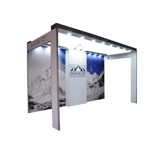 10x20 pieds Salon stand de l'exposition avec graphique personnalisé