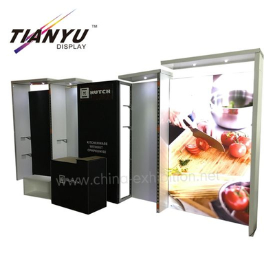 Tian Yu offre Booth exposition Backdrop stand avec affichage plateau pour Las Vegas Kitchen Afficher