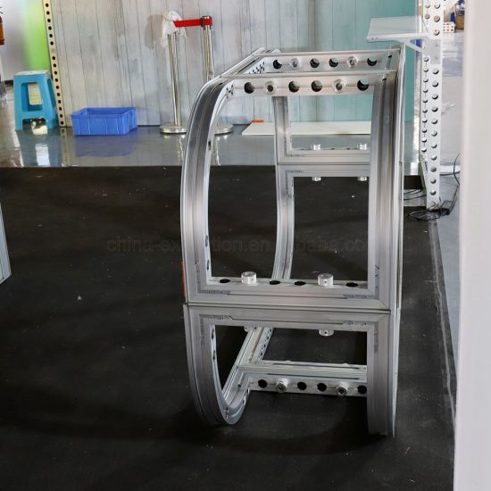 Utilisation en aluminium simple de cabine de salon commercial d'extrusion d'installation légère pour n'importe quel stand d'exposition