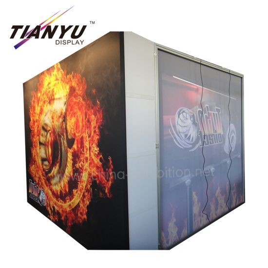 4x8m Exposition Custom Design Booth avec panneau acrylique